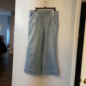 Adorable Wide Leg Crop Jeans